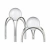 Elk Studio Sibyl Orb Stand - Set of 2 Silver S0057-11221/S2